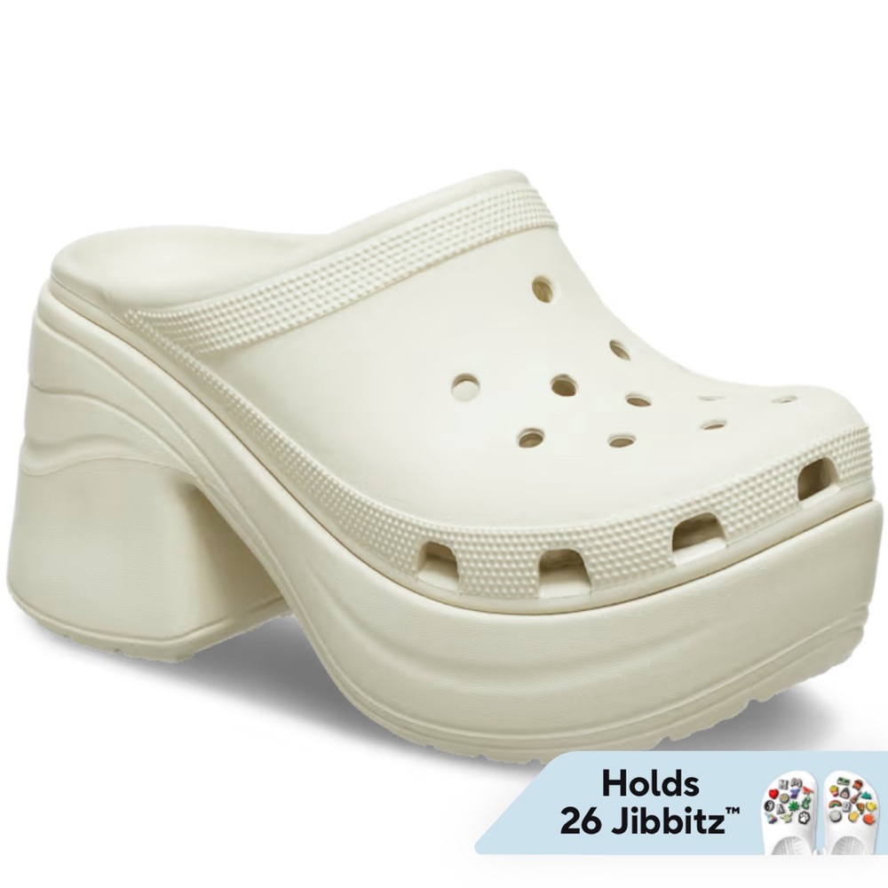 Crocs siren bone color clog 
Women size 9
Men size 7
Wore twice